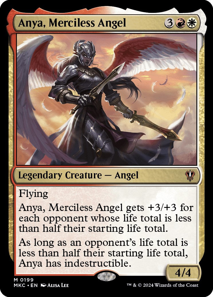 Anya, Merciless Angel [Murders at Karlov Manor Commander] | Galaxy Games LLC