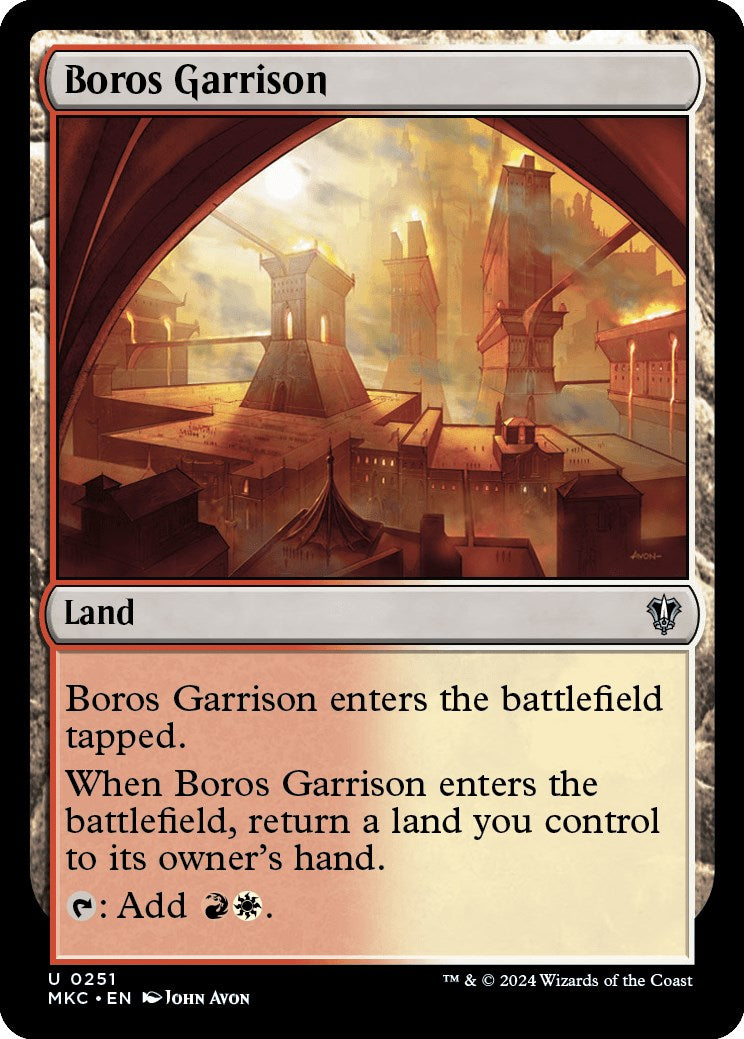 Boros Garrison [Murders at Karlov Manor Commander] | Galaxy Games LLC