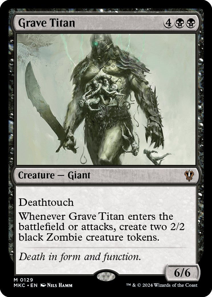 Grave Titan [Murders at Karlov Manor Commander] | Galaxy Games LLC