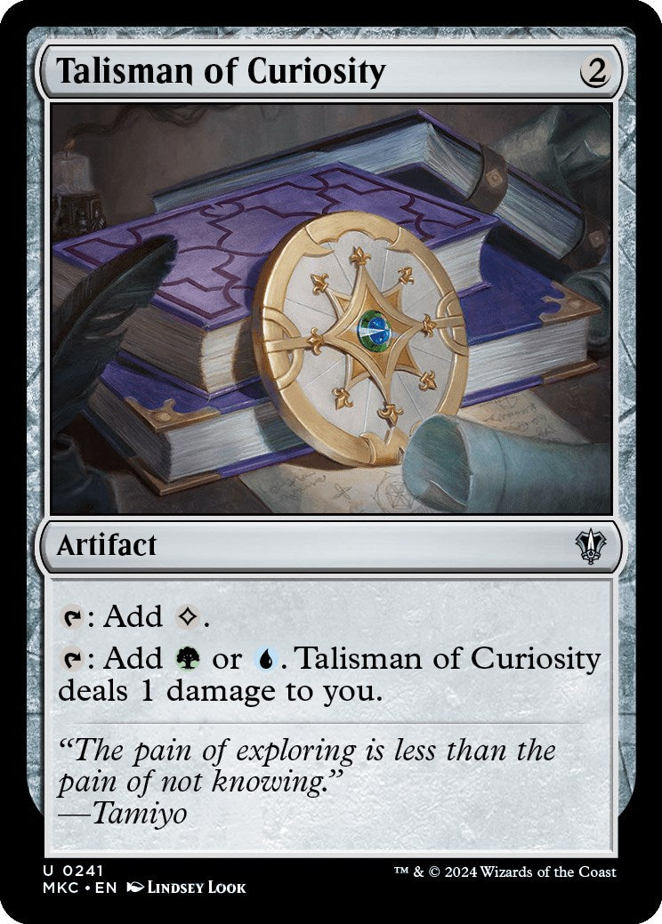 Talisman of Curiosity [Murders at Karlov Manor Commander] | Galaxy Games LLC