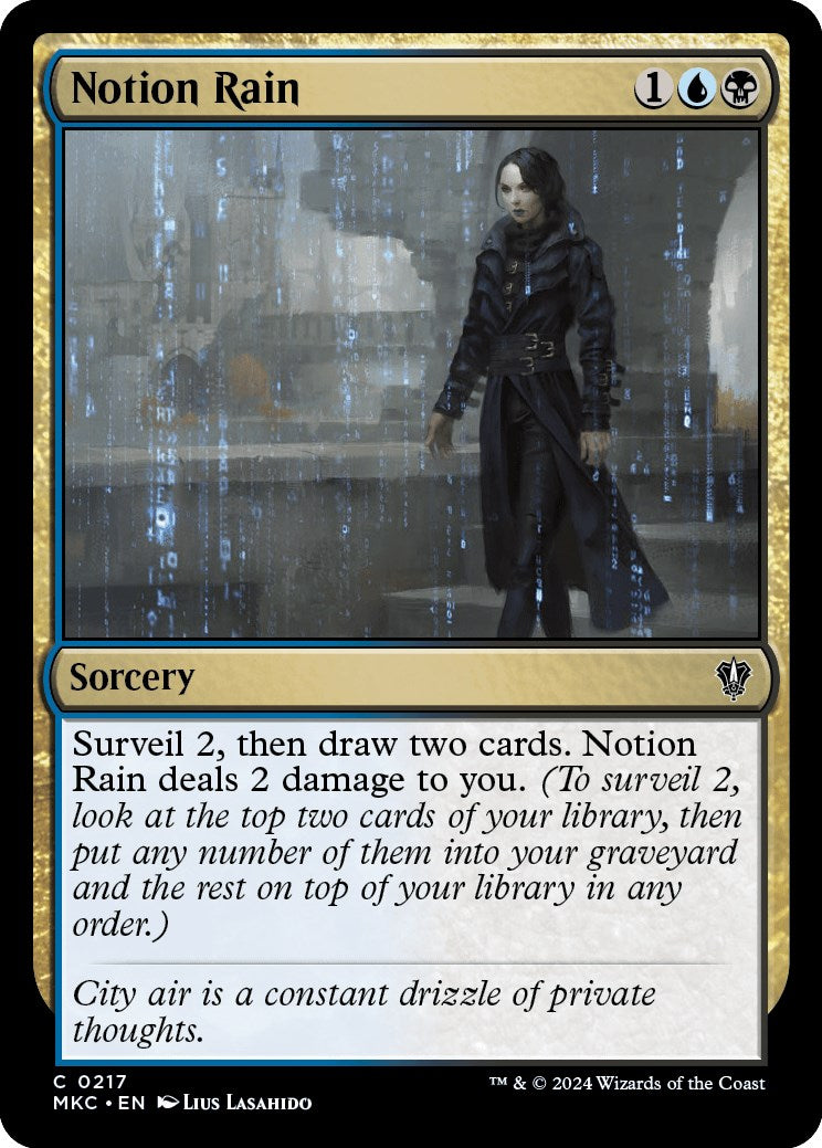 Notion Rain [Murders at Karlov Manor Commander] | Galaxy Games LLC