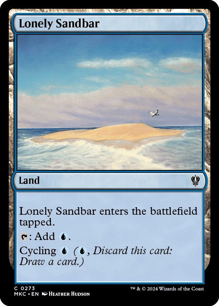 Lonely Sandbar [Murders at Karlov Manor Commander] | Galaxy Games LLC