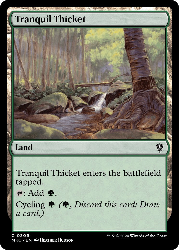 Tranquil Thicket [Murders at Karlov Manor Commander] | Galaxy Games LLC