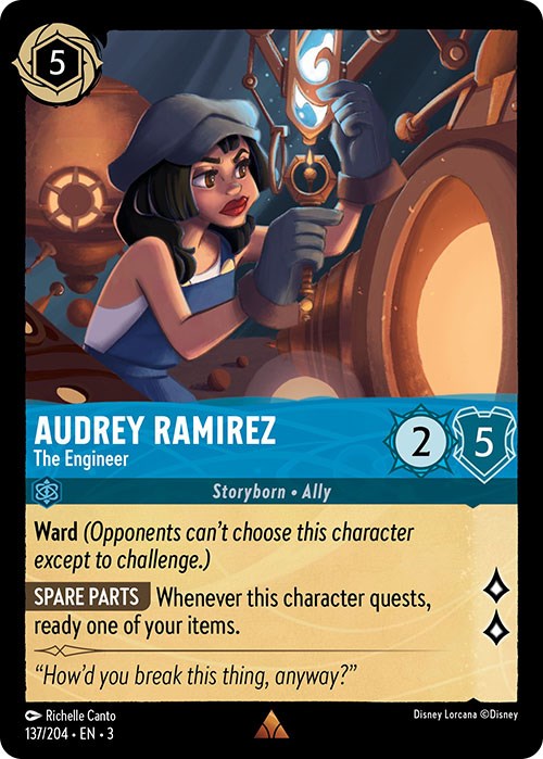Audrey Ramirez - The Engineer (137/204) [Into the Inklands] | Galaxy Games LLC