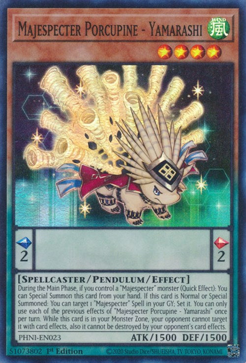 Majespecter Porcupine - Yamarashi [PHNI-EN023] Super Rare | Galaxy Games LLC