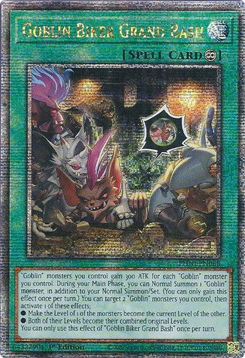 Goblin Biker Grand Bash [PHNI-EN060] Quarter Century Secret Rare | Galaxy Games LLC