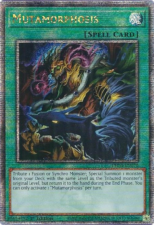 Mutamorphosis [PHNI-EN070] Quarter Century Secret Rare | Galaxy Games LLC