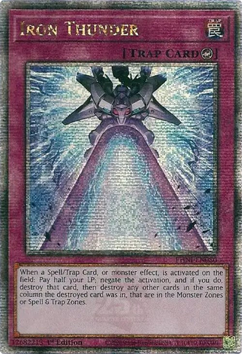 Iron Thunder [PHNI-EN080] Quarter Century Secret Rare | Galaxy Games LLC