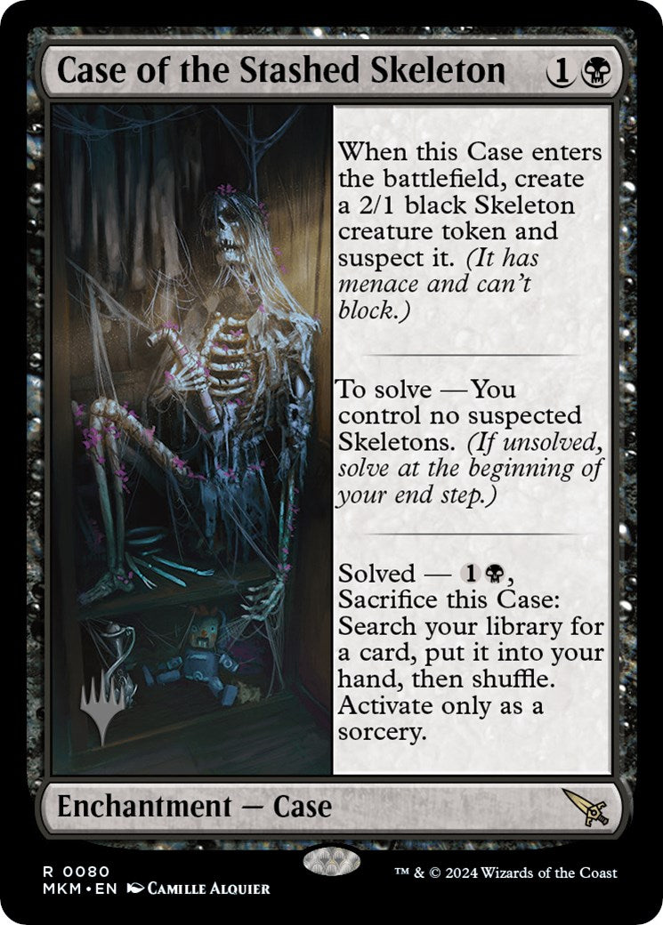 Case of the Stashed Skeleton (Promo Pack) [Murders at Karlov Manor Promos] | Galaxy Games LLC