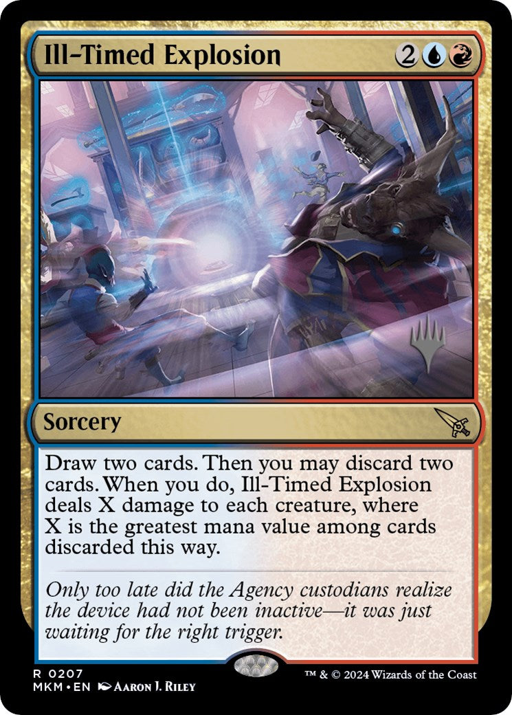 Ill-Timed Explosion (Promo Pack) [Murders at Karlov Manor Promos] | Galaxy Games LLC