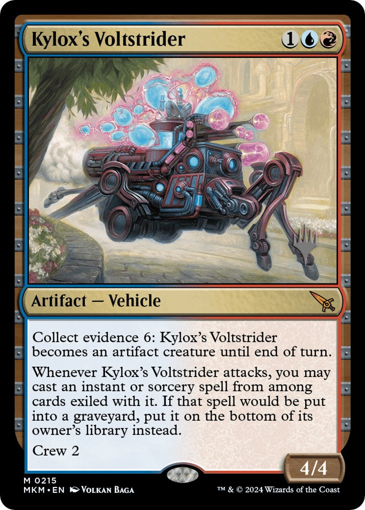 Kylox's Voltstrider (Promo Pack) [Murders at Karlov Manor Promos] | Galaxy Games LLC