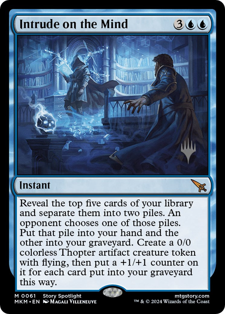 Intrude on the Mind (Promo Pack) [Murders at Karlov Manor Promos] | Galaxy Games LLC