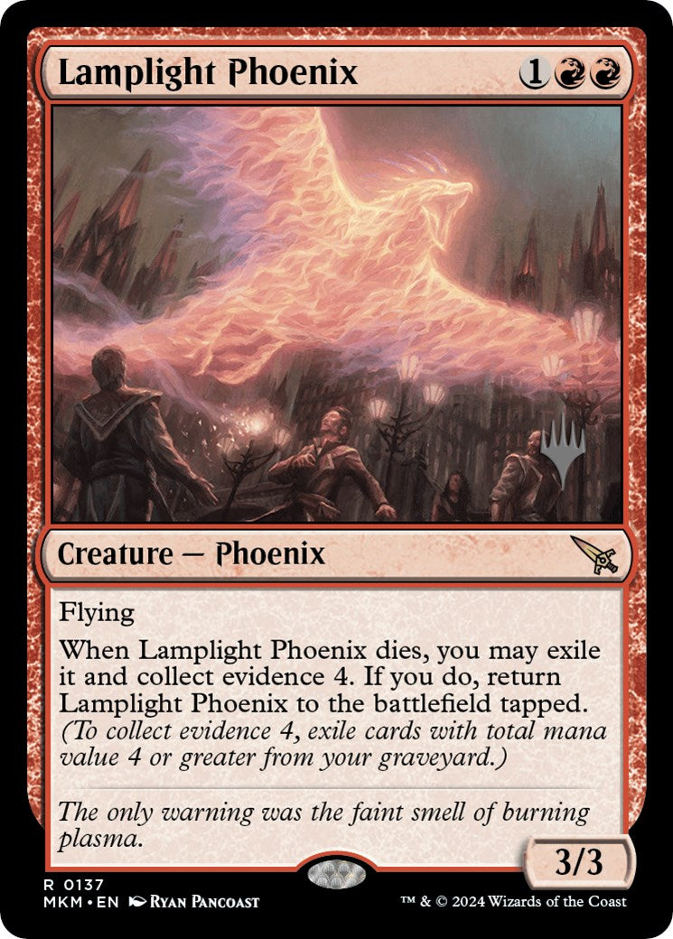 Lamplight Phoenix (Promo Pack) [Murders at Karlov Manor Promos] | Galaxy Games LLC