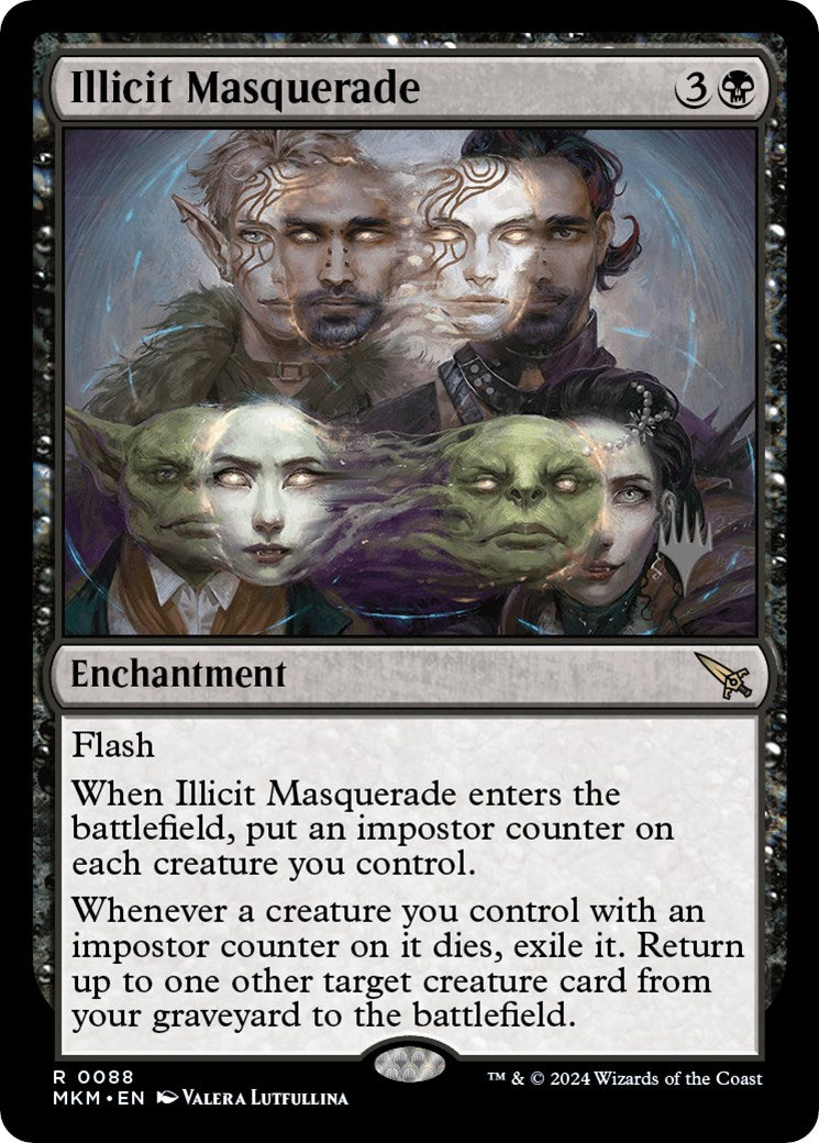 Illicit Masquerade (Promo Pack) [Murders at Karlov Manor Promos] | Galaxy Games LLC