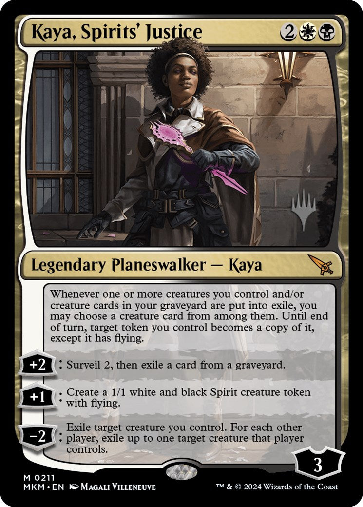 Kaya, Spirits' Justice (Promo Pack) [Murders at Karlov Manor Promos] | Galaxy Games LLC