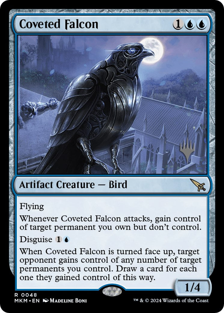Coveted Falcon (Promo Pack) [Murders at Karlov Manor Promos] | Galaxy Games LLC