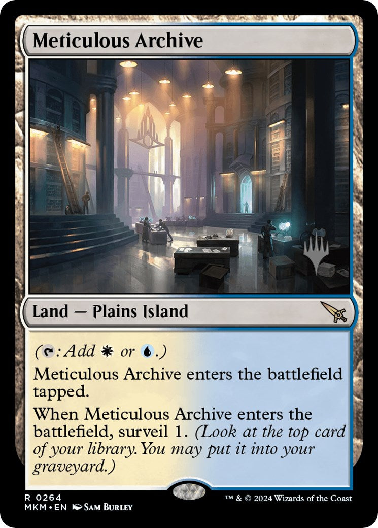 Meticulous Archive (Promo Pack) [Murders at Karlov Manor Promos] | Galaxy Games LLC