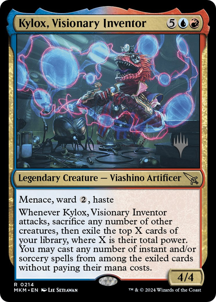 Kylox, Visionary Inventor (Promo Pack) [Murders at Karlov Manor Promos] | Galaxy Games LLC