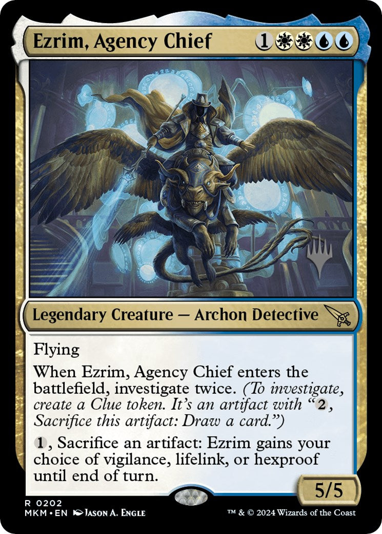 Ezrim, Agency Chief (Promo Pack) [Murders at Karlov Manor Promos] | Galaxy Games LLC