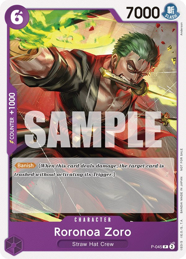 Roronoa Zoro (OP-06 Pre-Release Tournament) [Participant] [One Piece Promotion Cards] | Galaxy Games LLC