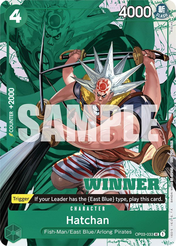 Hatchan (Winner Pack Vol. 6) [One Piece Promotion Cards] | Galaxy Games LLC