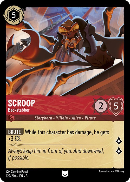 Scroop - Backstabber (122/204) [Into the Inklands] | Galaxy Games LLC
