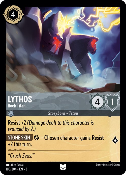 Lythos - Rock Titan (180/204) [Into the Inklands] | Galaxy Games LLC