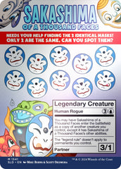 Sakashima of a Thousand Faces (Rainbow Foil) [Secret Lair Drop Series] | Galaxy Games LLC