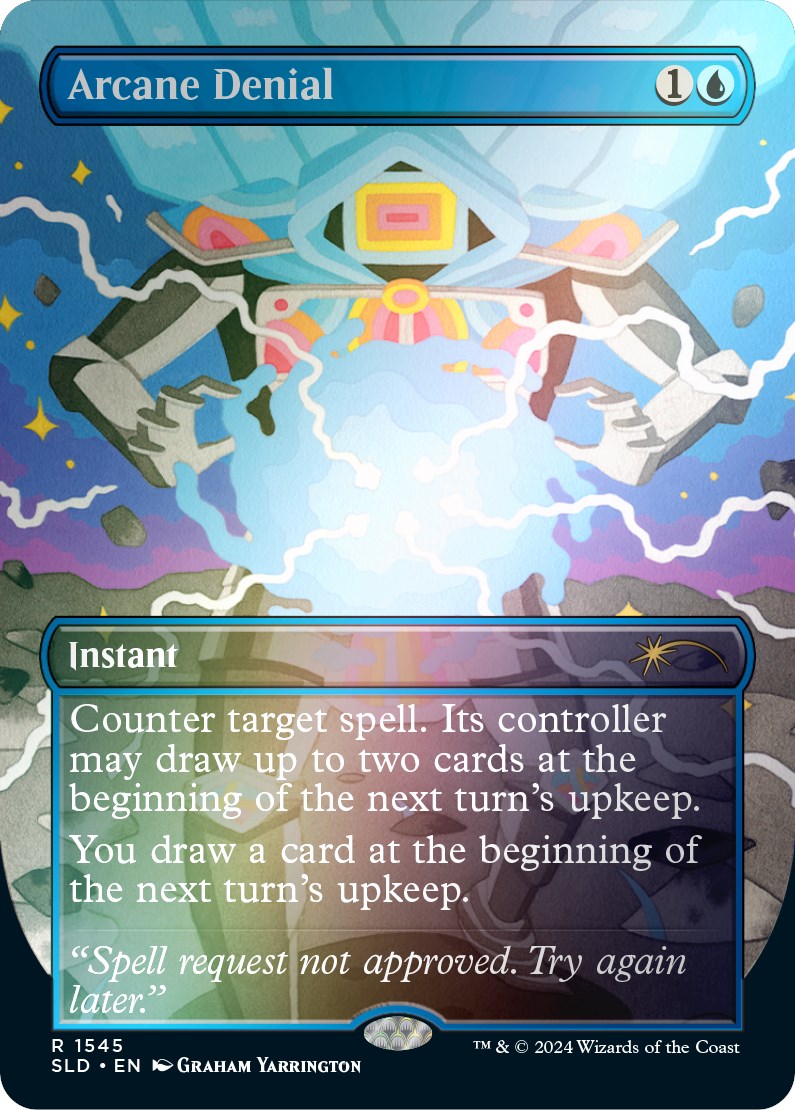 Arcane Denial (Rainbow Foil) [Secret Lair Drop Series] | Galaxy Games LLC