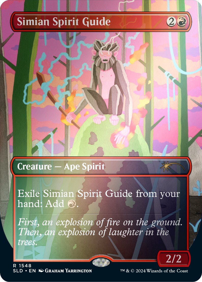 Simian Spirit Guide (Rainbow Foil) [Secret Lair Drop Series] | Galaxy Games LLC