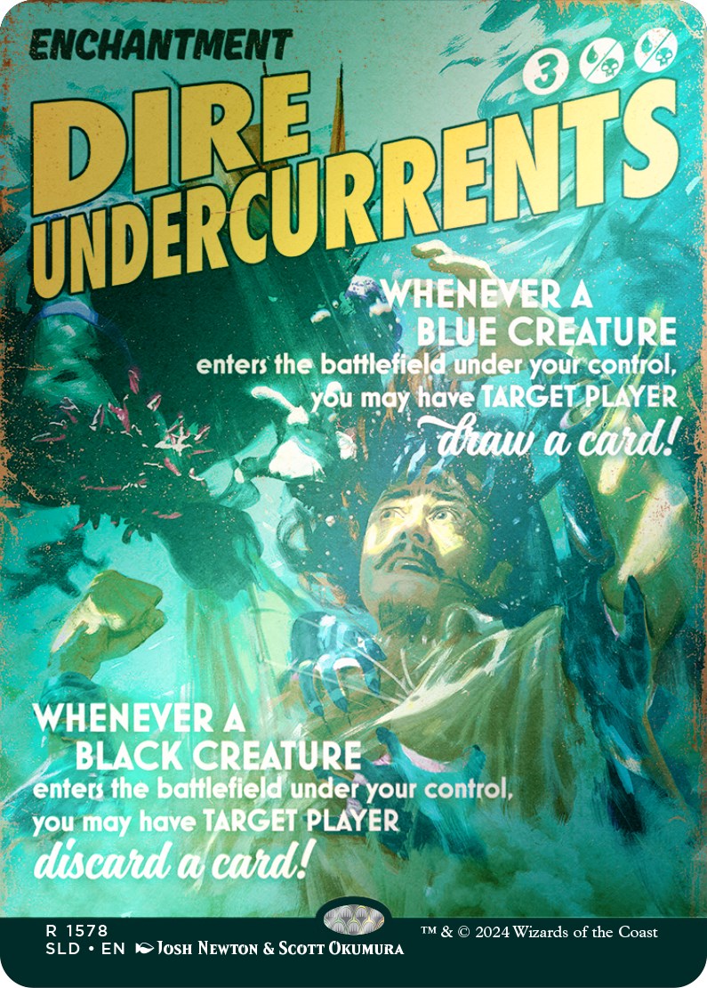 Dire Undercurrents (Rainbow Foil) [Secret Lair Drop Series] | Galaxy Games LLC