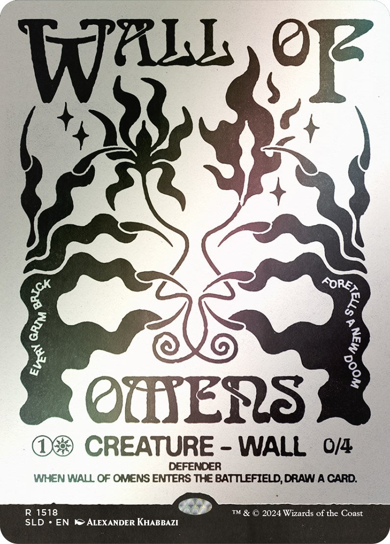 Wall of Omens (Rainbow Foil) [Secret Lair Drop Series] | Galaxy Games LLC