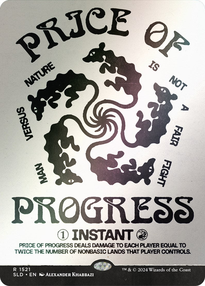 Price of Progress (Rainbow Foil) [Secret Lair Drop Series] | Galaxy Games LLC