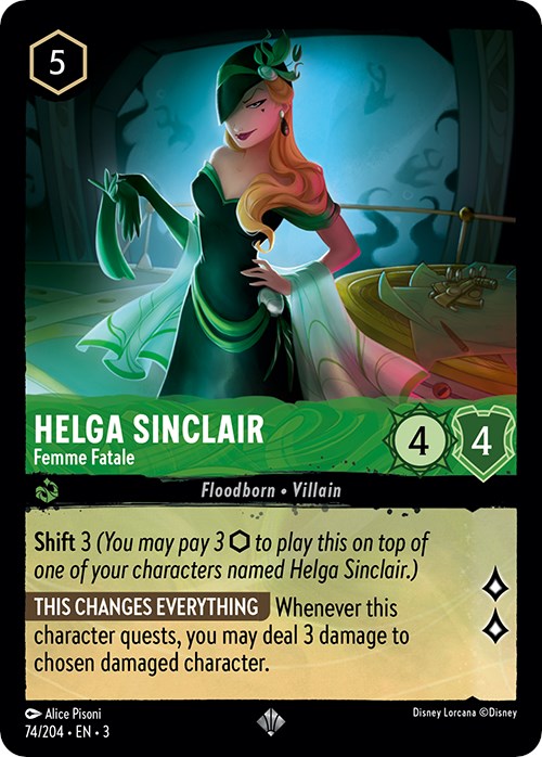 Helga Sinclair - Femme Fatale (74/204) [Into the Inklands] | Galaxy Games LLC
