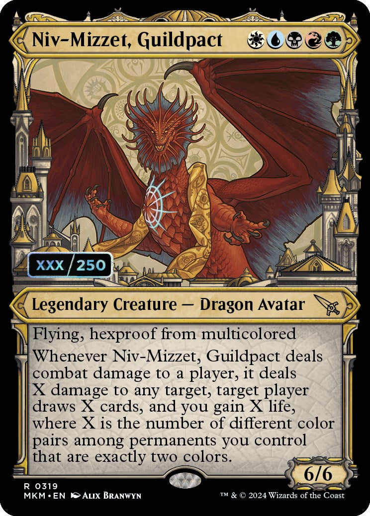 Niv-Mizzet, Guildpact (Serialized) [Murders at Karlov Manor] | Galaxy Games LLC