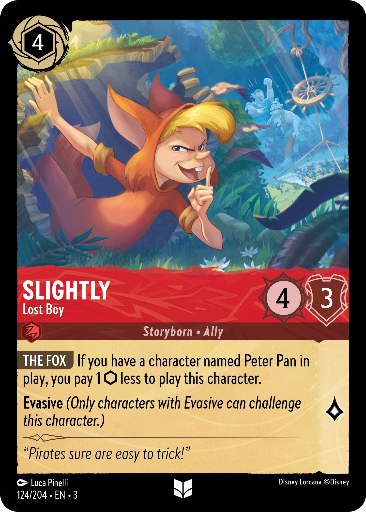 Slightly - Lost Boy (124/204) [Into the Inklands] | Galaxy Games LLC