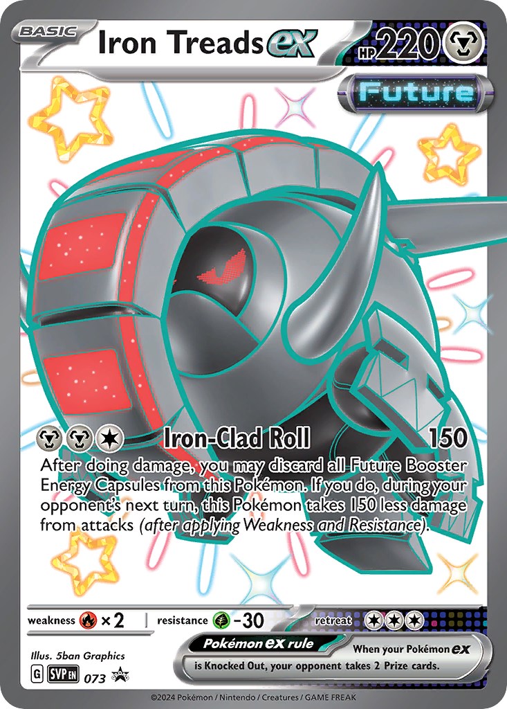 Iron Treads ex (073) [Scarlet & Violet: Black Star Promos] | Galaxy Games LLC