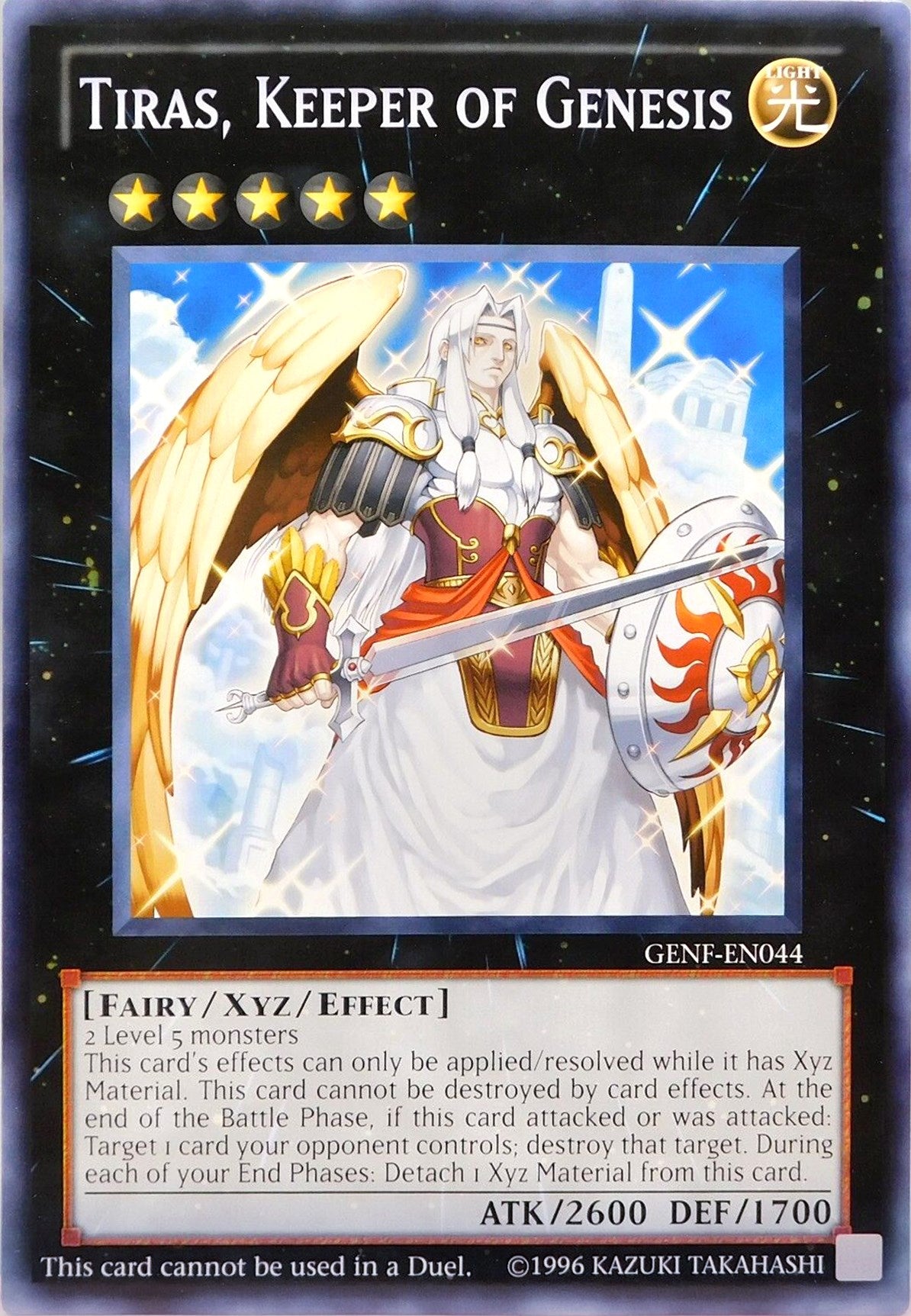 Tiras, Keeper of Genesis (Oversized) [GENF-EN044] Promo | Galaxy Games LLC