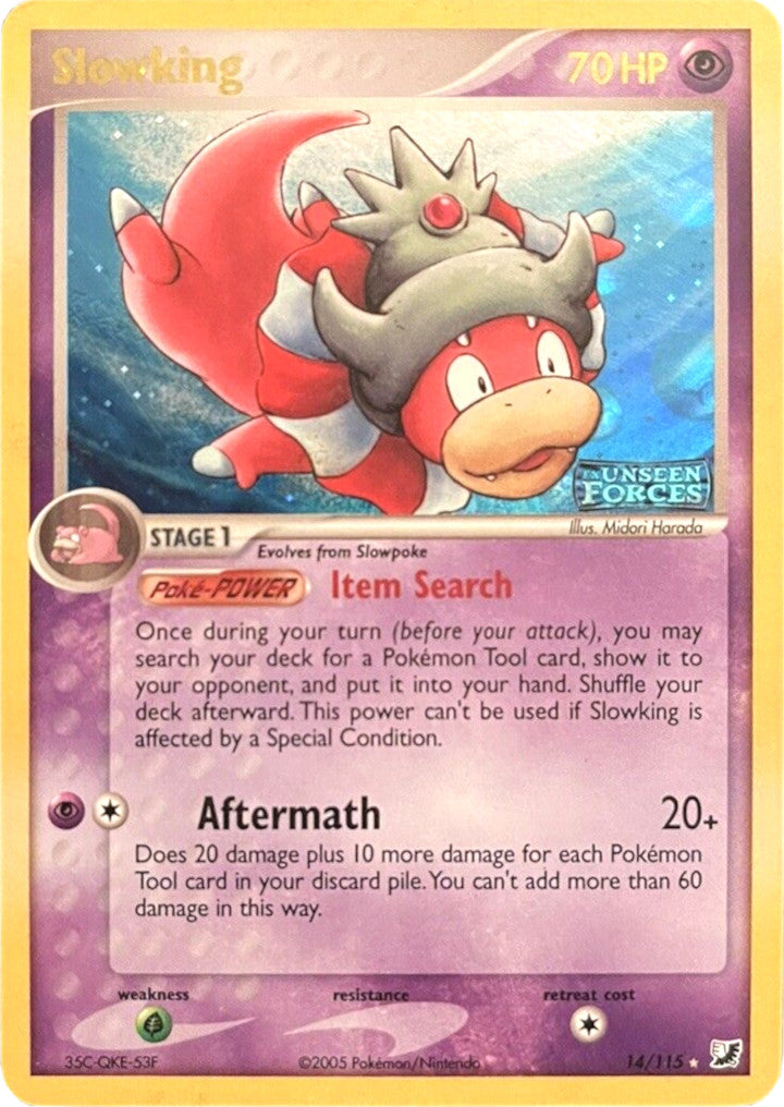 Slowking (14/115) (Stamped) [EX: Unseen Forces] | Galaxy Games LLC