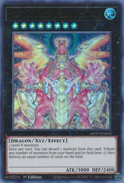 Hieratic Sun Dragon Overlord of Heliopolis [GFTP-EN052] Ultra Rare | Galaxy Games LLC