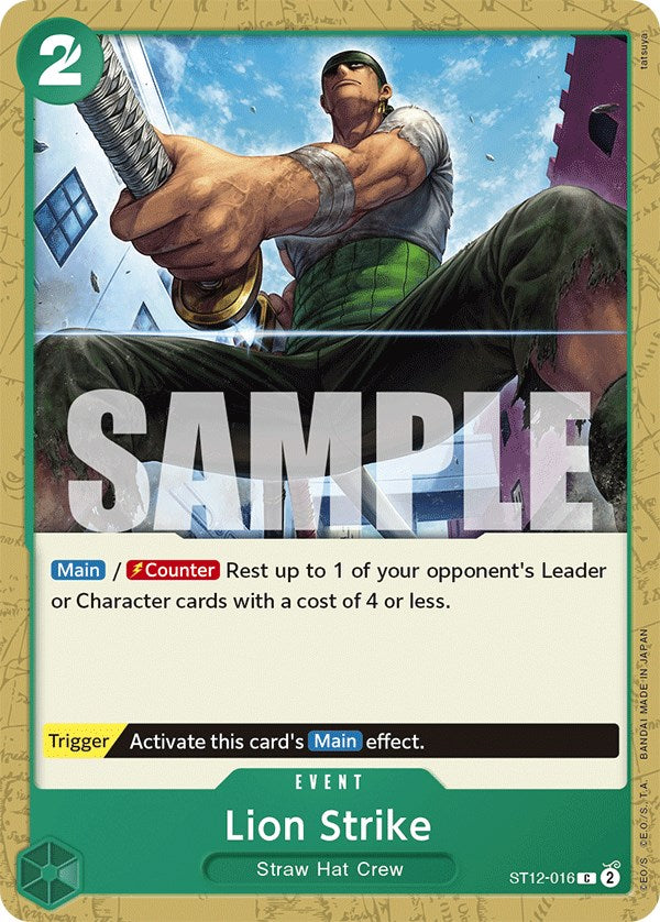 Lion Strike [Starter Deck: Zoro and Sanji] | Galaxy Games LLC