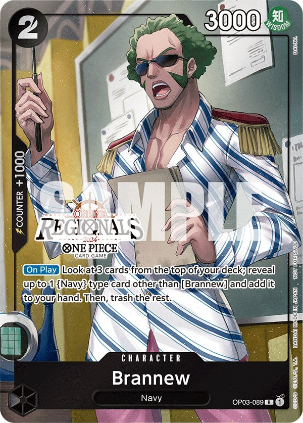 Brannew (Online Regional 2024) [Participant] [One Piece Promotion Cards] | Galaxy Games LLC