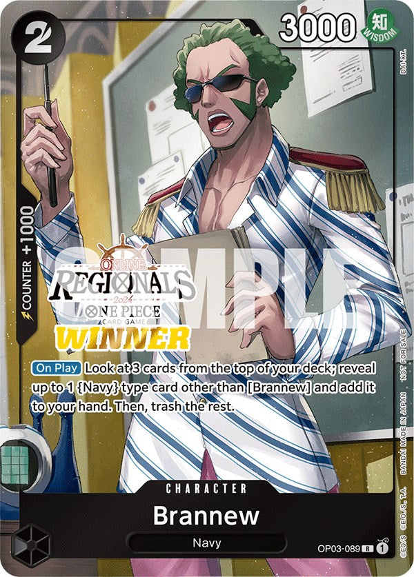 Brannew (Online Regional 2024) [Winner] [One Piece Promotion Cards] | Galaxy Games LLC