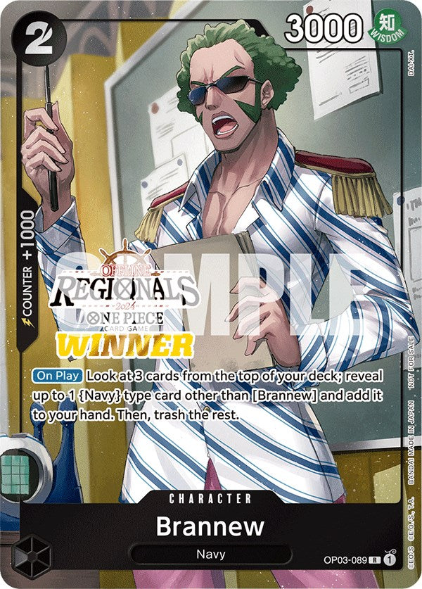 Brannew (Offline Regional 2024) [Winner] [One Piece Promotion Cards] | Galaxy Games LLC