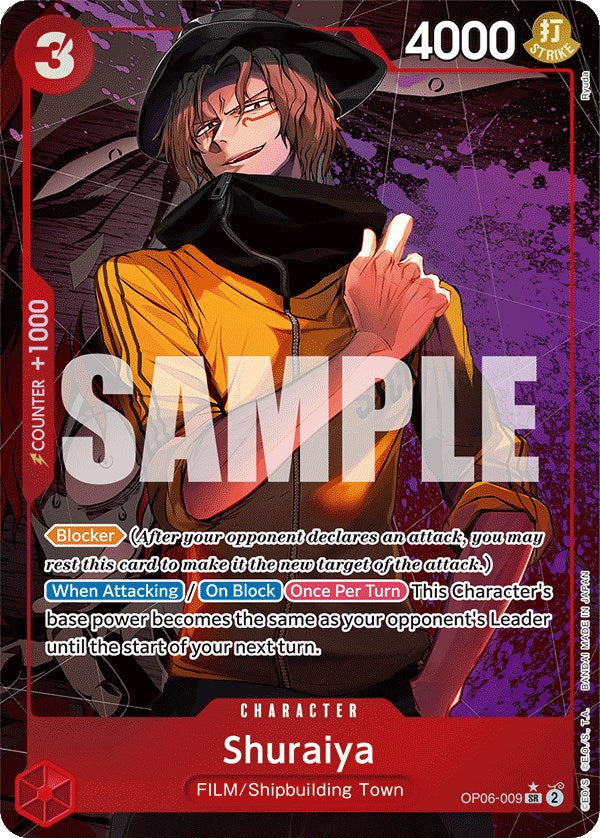 Shuraiya (Alternate Art) [Wings of the Captain] | Galaxy Games LLC