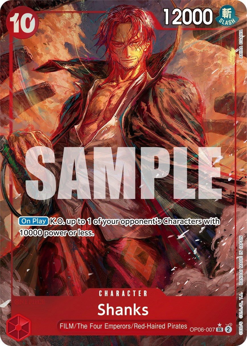 Shanks (Alternate Art) [Wings of the Captain] | Galaxy Games LLC