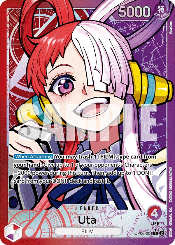 Uta (Alternate Art) [Wings of the Captain] | Galaxy Games LLC