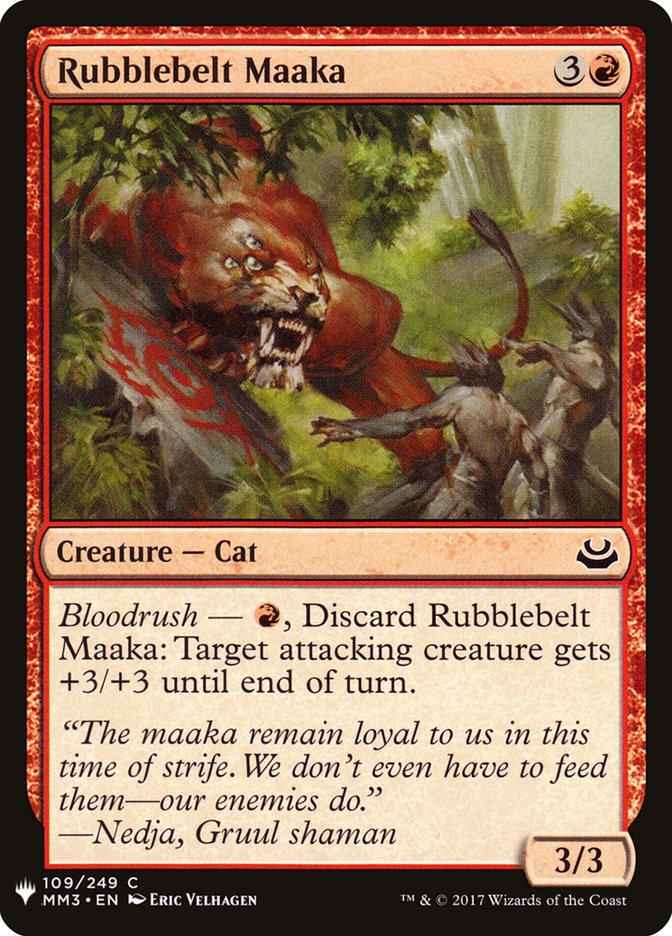 Rubblebelt Maaka [Mystery Booster] | Galaxy Games LLC