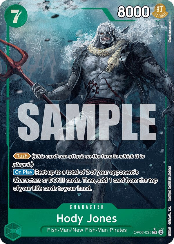 Hody Jones (Alternate Art) [Wings of the Captain] | Galaxy Games LLC