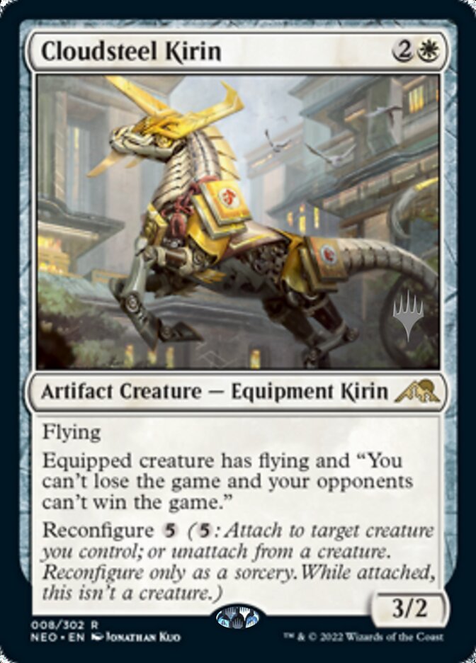 Cloudsteel Kirin (Promo Pack) [Kamigawa: Neon Dynasty Promos] | Galaxy Games LLC